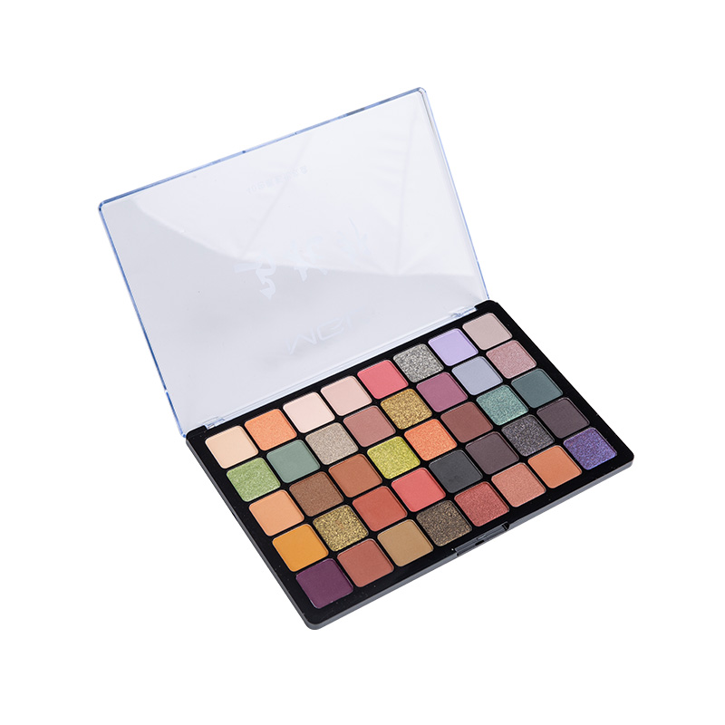 Klassische Lidschatten-Palette mit 40 Farben