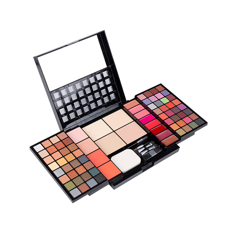 64-Farben-Lidschatten-Palette Wasserdichter Lidschatten Anpassen Eigenmarken-Augen-Make-up-Kosmetik Pigmentiert Wasserdicht